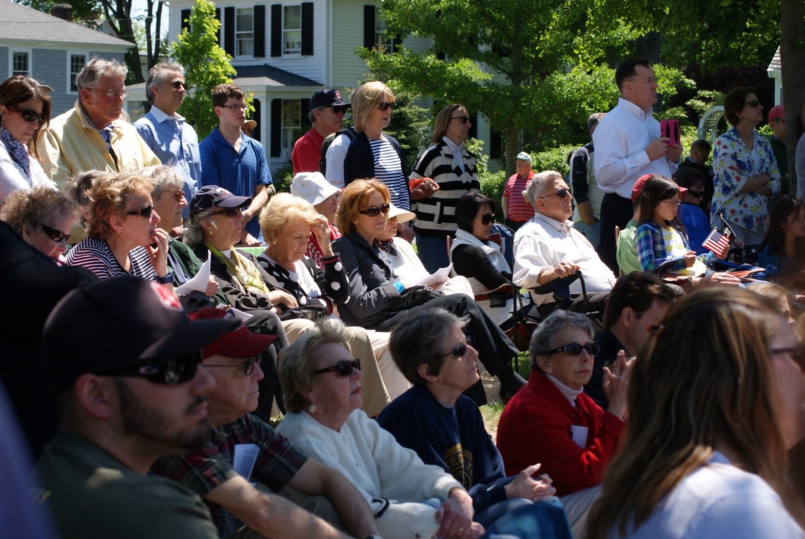Citizens gathered for Memorial Day